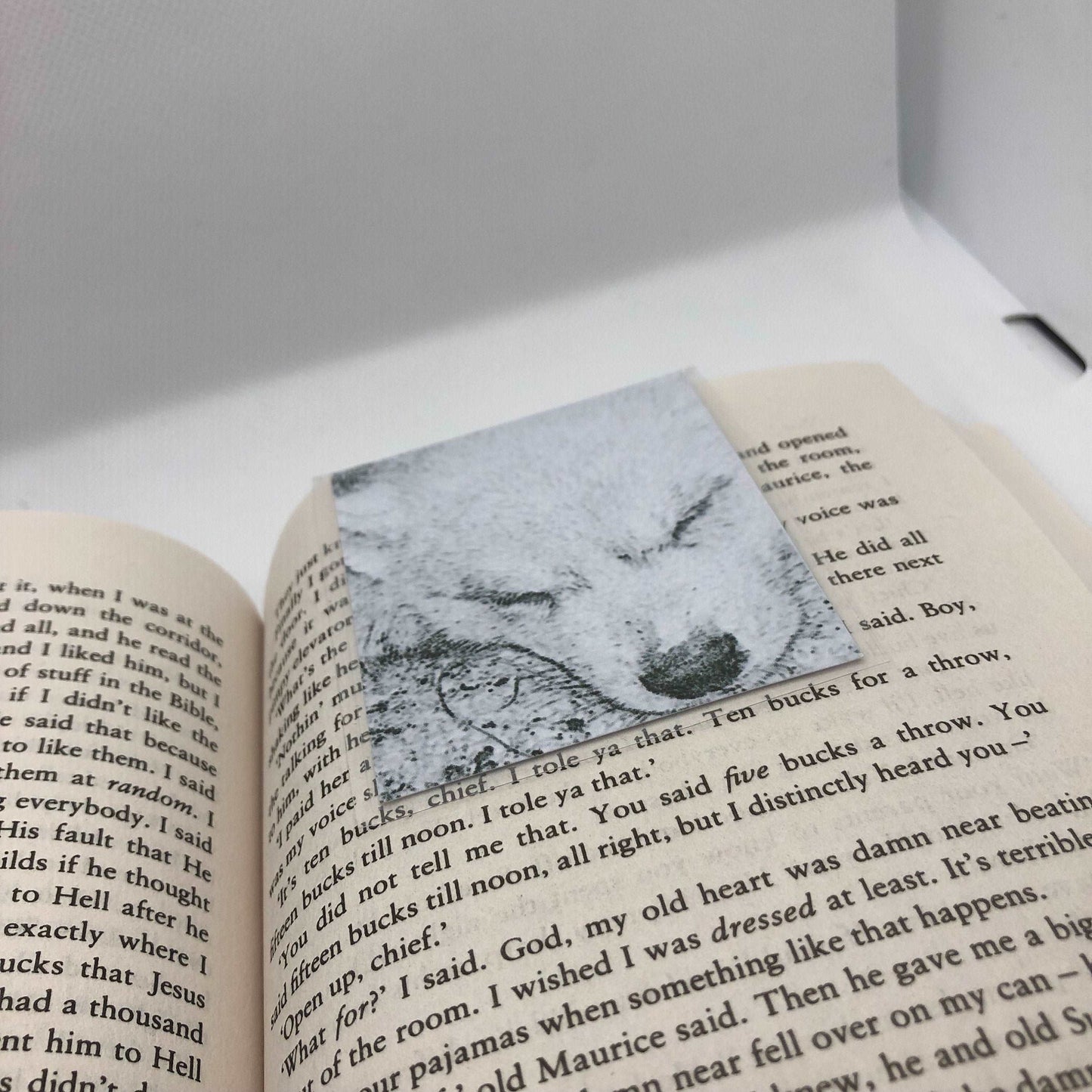 Cute Husky Puppy Magnetic Bookmark