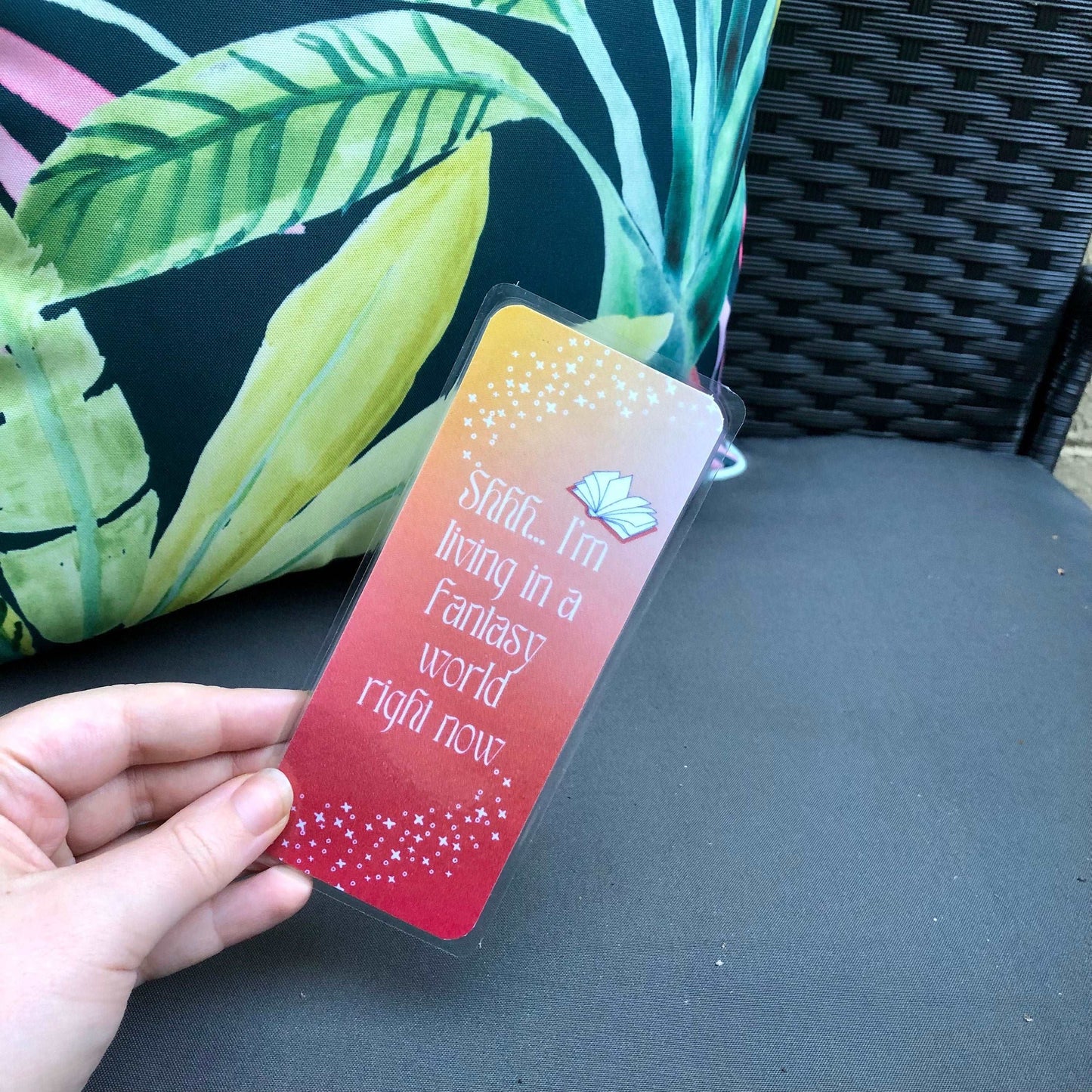Living in a Fantasy World Bookmark - Diamond Candlelight