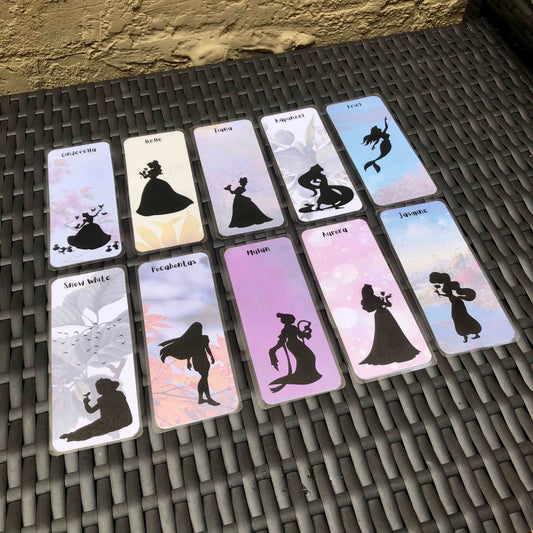 Fairy Tale Princesses Bookmarks - Diamond Candlelight