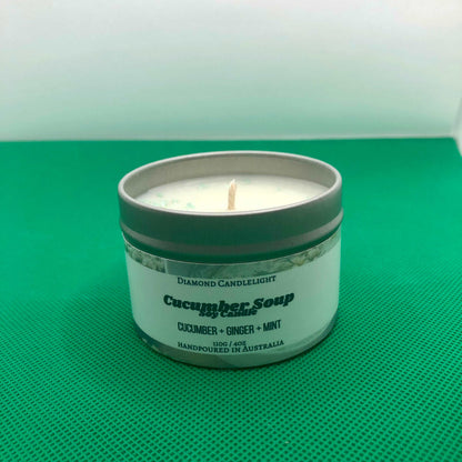Cucumber Soup 110g Soy Candle - Diamond Candlelight