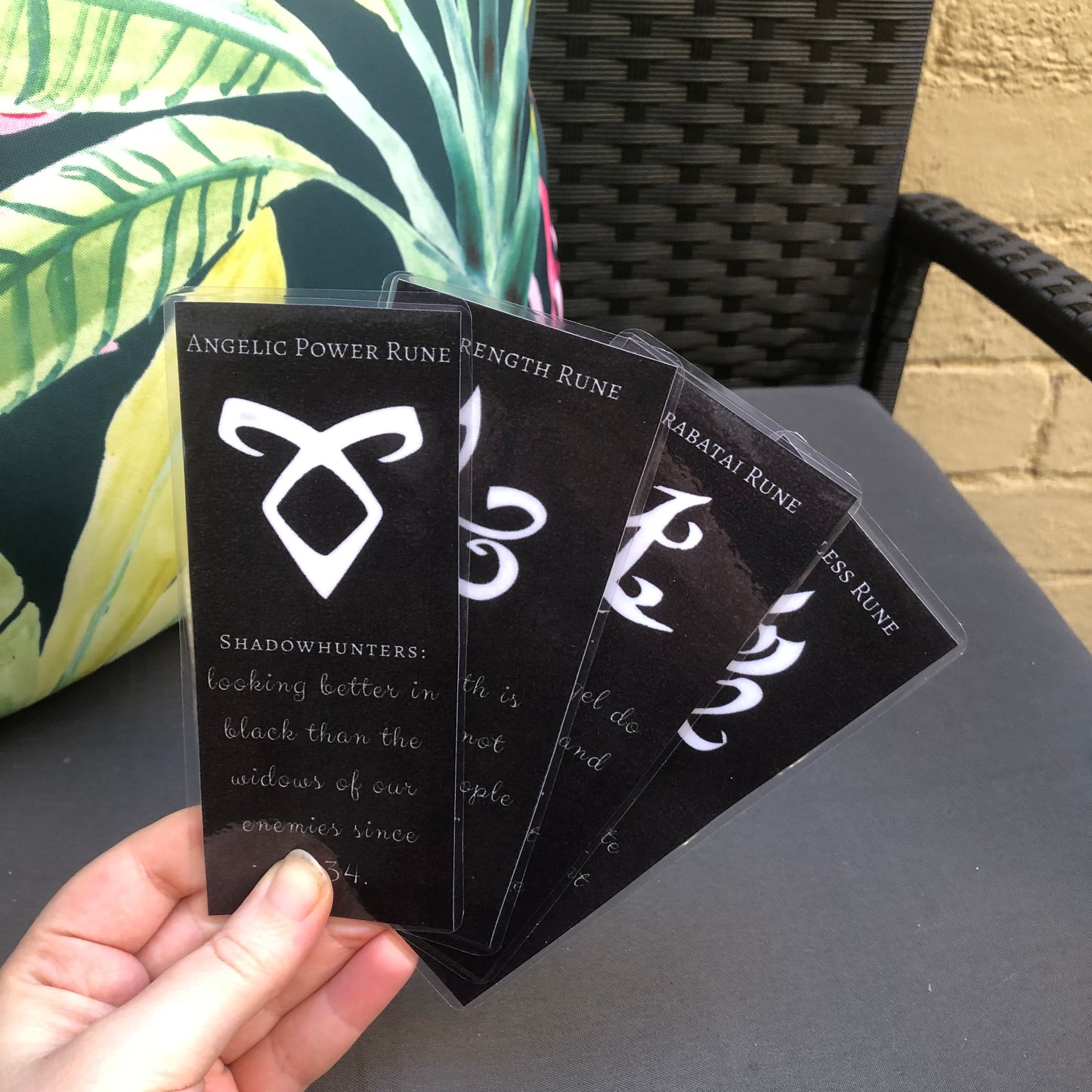 Shadowhunters “Runes” Bookmarks