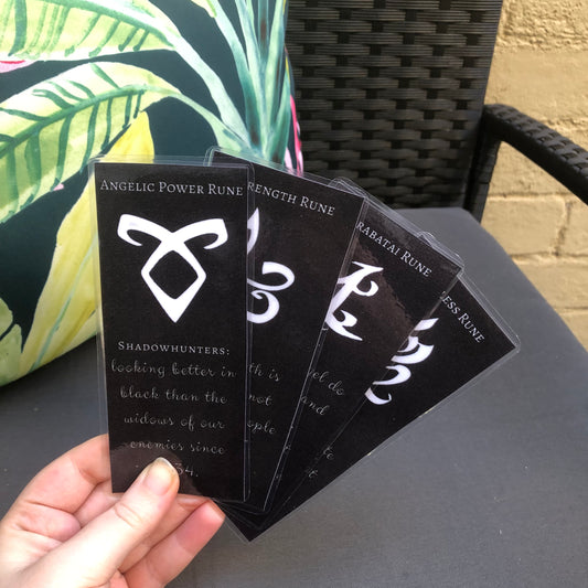 Shadowhunters “Runes” Bookmarks