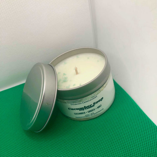 Cucumber Soup 110g Soy Candle - Diamond Candlelight