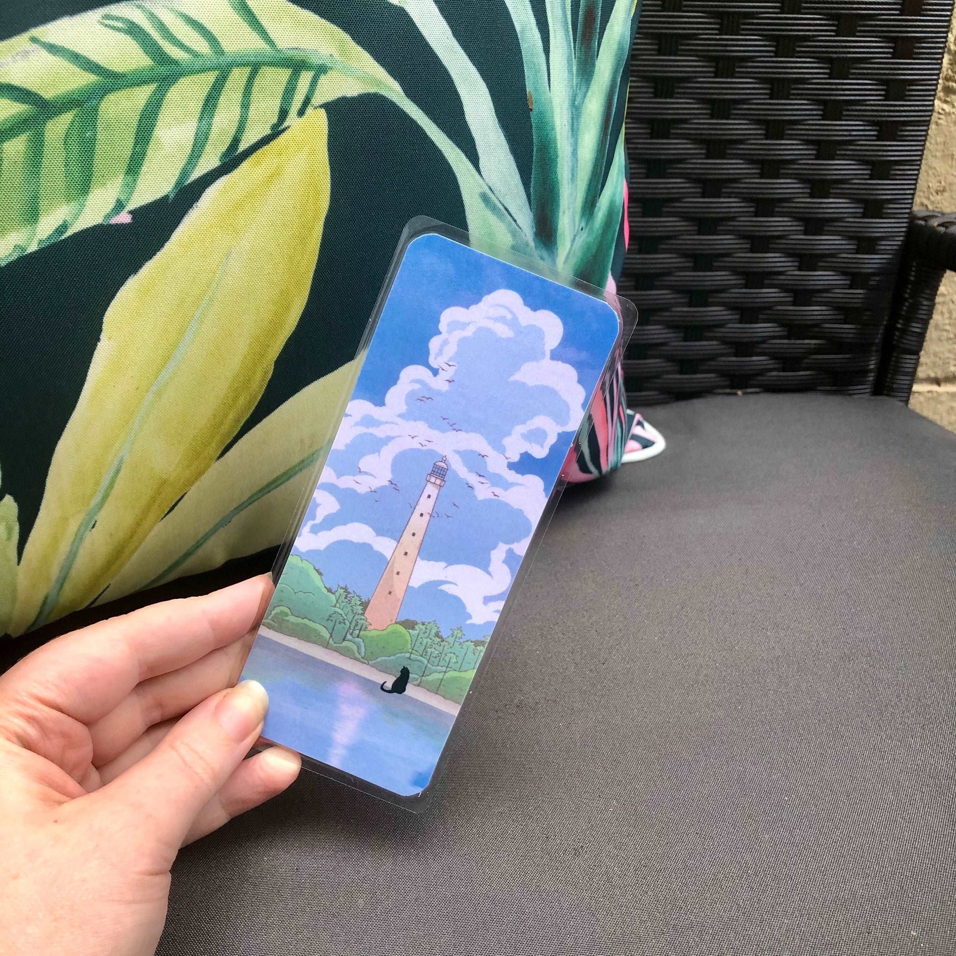 Lighthouse Bookmark - Diamond Candlelight