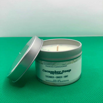 Cucumber Soup 110g Soy Candle - Diamond Candlelight