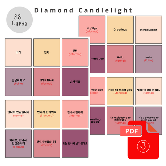 Korean Language "Introductions & Greetings" Flashcards
