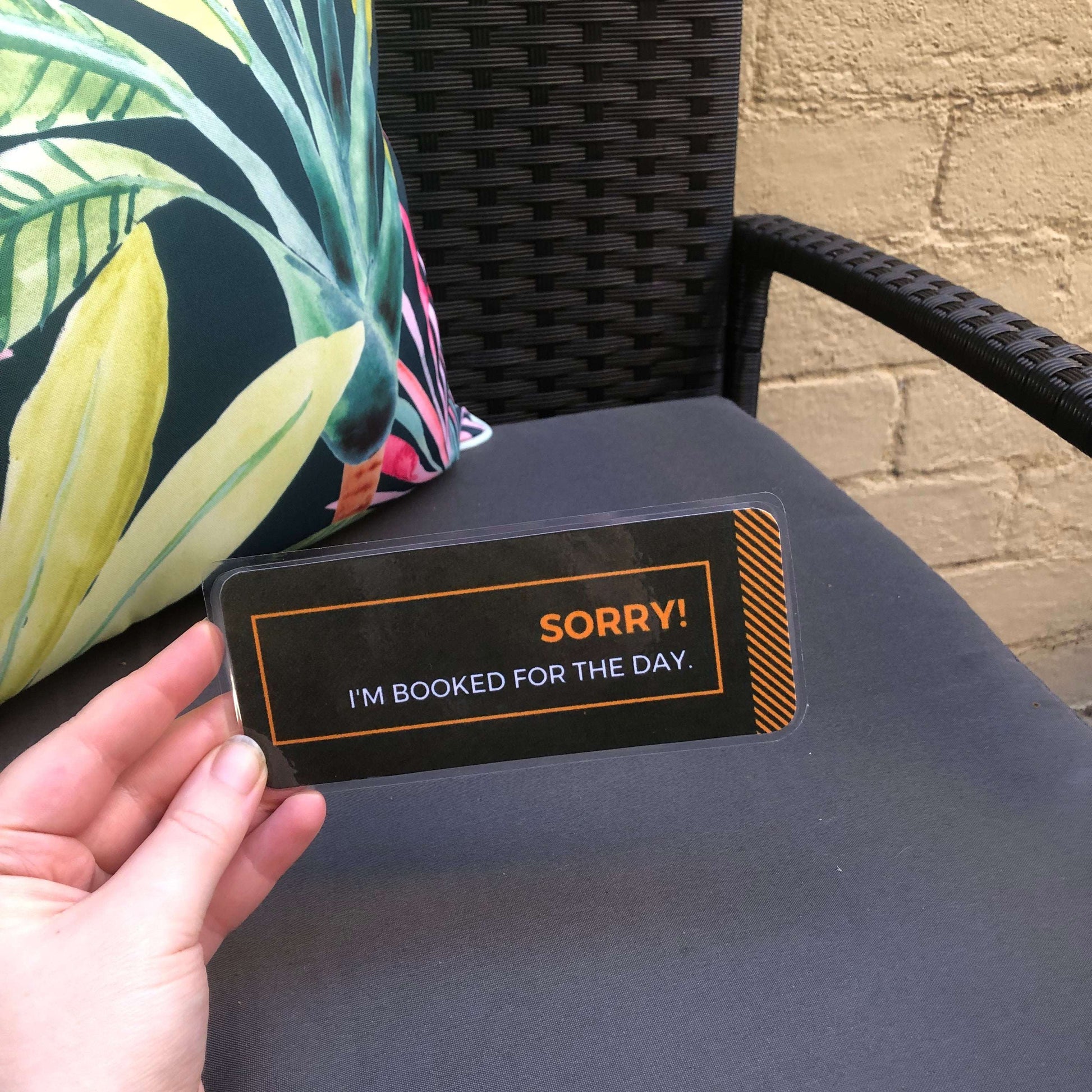Sorry! I’m Booked for the Day Bookmark