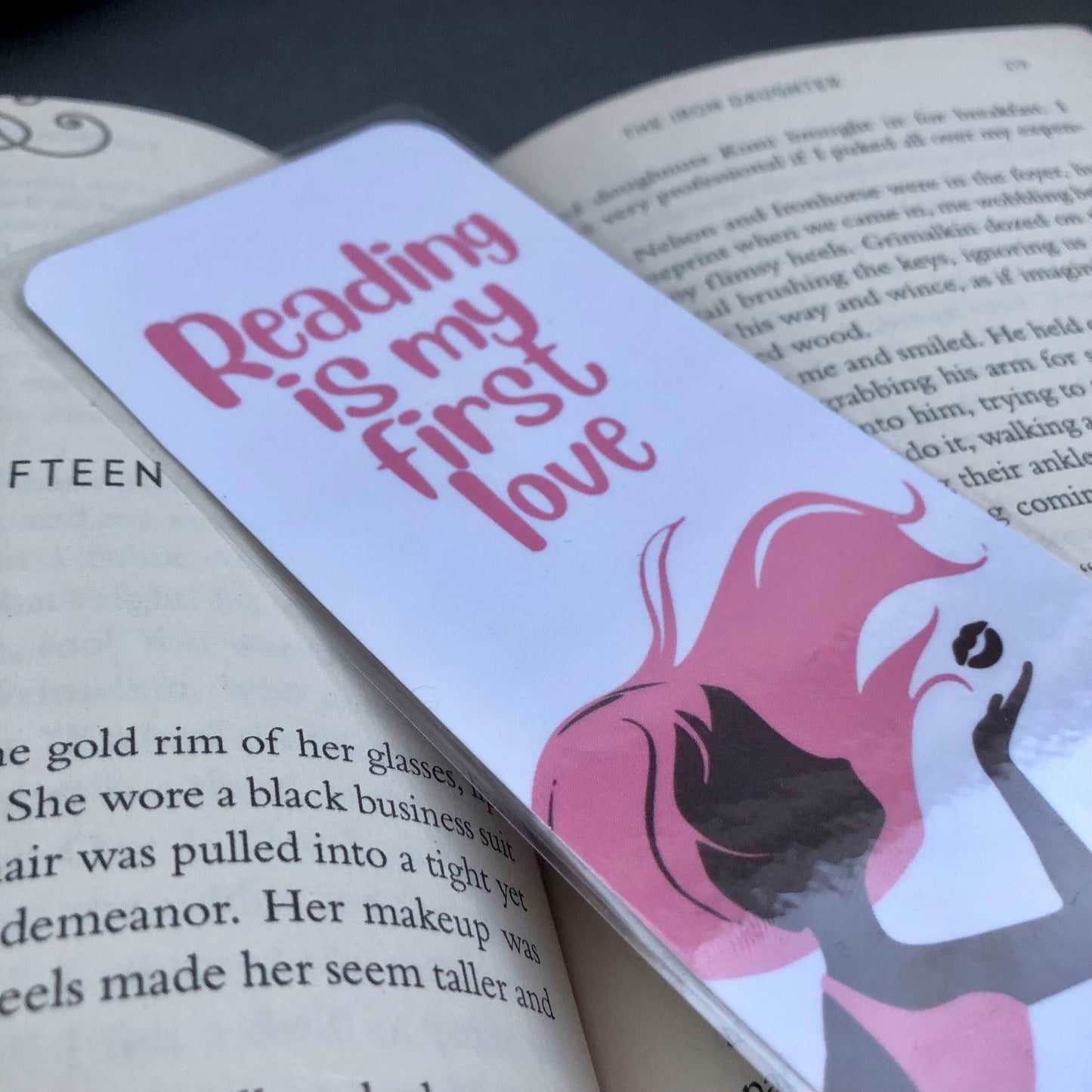 First Love Bookmark - Diamond Candlelight - close up of photo 2