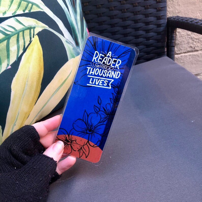 A Reader Lives a Thousand Lives Bookmark