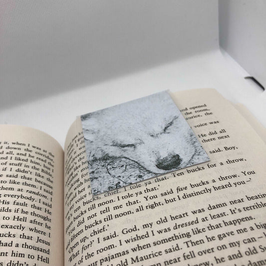 Cute Husky Puppy Magnetic Bookmark