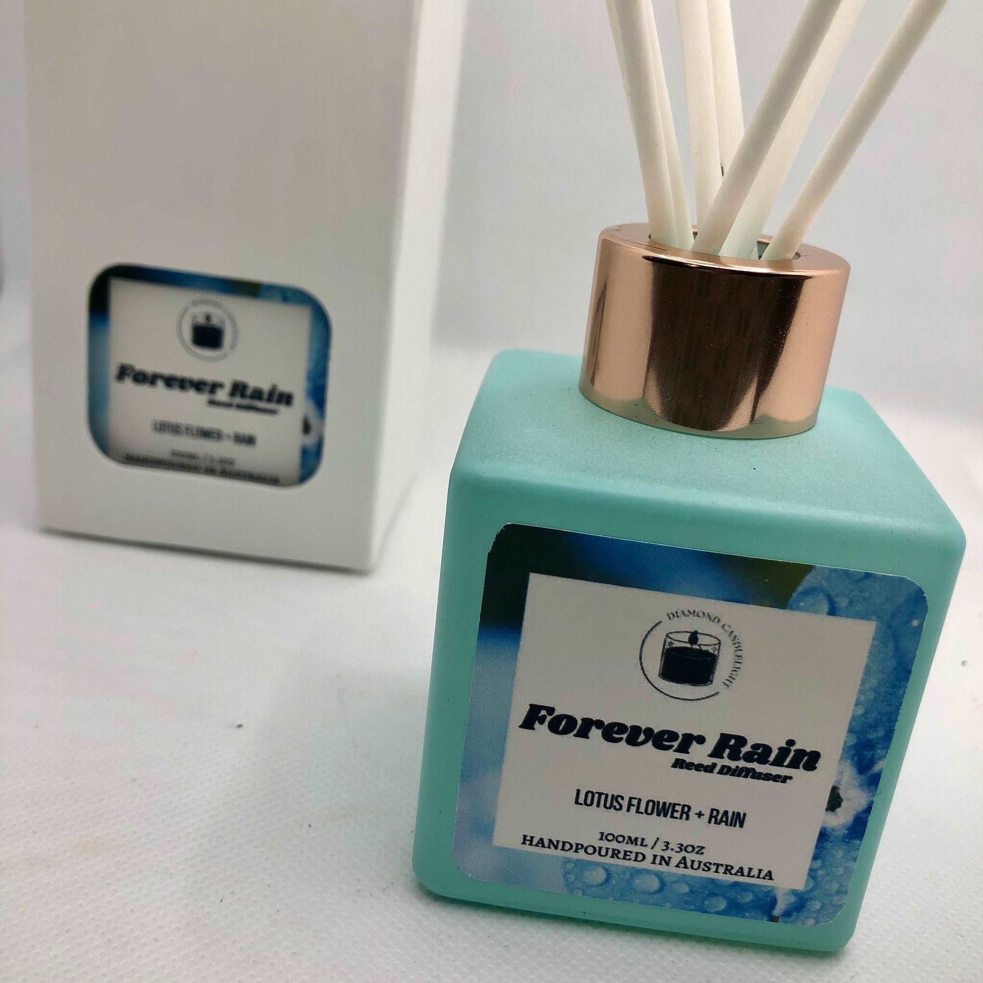 Forever Rain 100ml Reed Diffuser – Diamond Candlelight