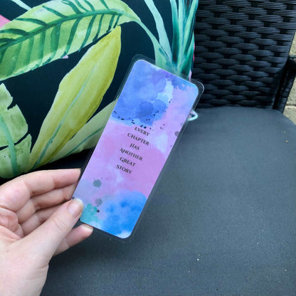 Every Chapter Has Another Great Story Bookmark - Diamond Candlelight