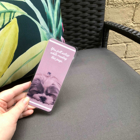You Fell Asleep Here Bookmark - Diamond Candlelight