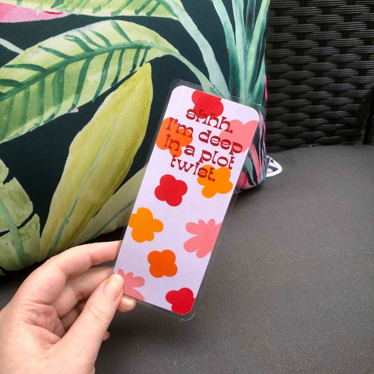 Plot Twist Bookmark - Diamond Candlelight